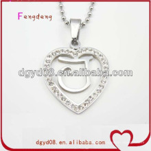 New Design heart with letter jewelry